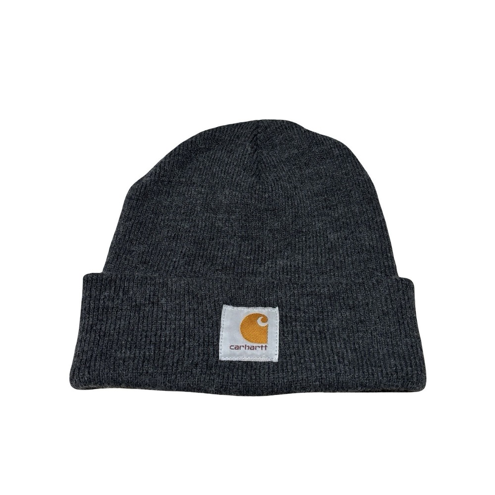 Carhartt A18-CLH 100% Acrylic Gray Beanie Adult Size One Size Fits All